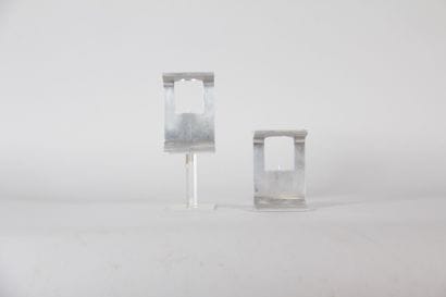 MODERNIST DESIGN – Pair of geometric objects...
