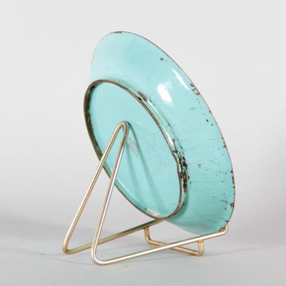 Enameled copper Cantonese plate, late 19th...