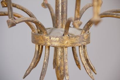 LUMI Milano – Large 15-light gilded metal...