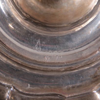 Pair of Solid Silver Candlesticks – 18th...
