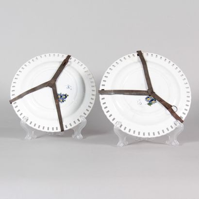 Veuve Perrin, Marseille – Set of four polychrome...