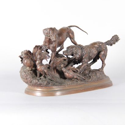 Ferdinand PAUTROT (1832–1874) – Hunting Scene...