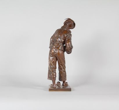 “Au clair de la lune” – Bronze sculpture...