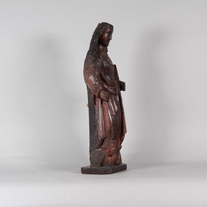 Saint Catherine of Alexandria – Carved Wood...