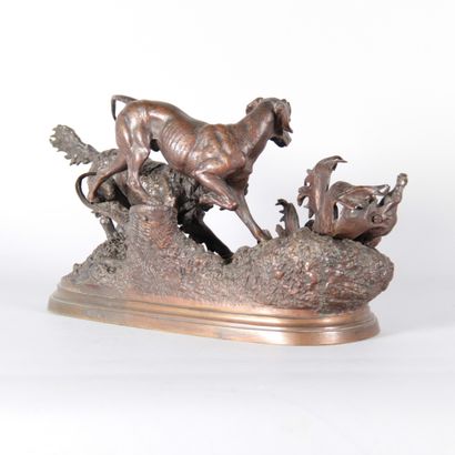 Ferdinand PAUTROT (1832–1874) – Hunting Scene...