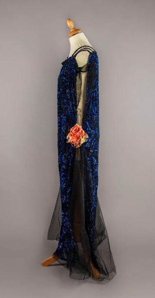 Robe du soir, haute couture, vers 1920-1925,...