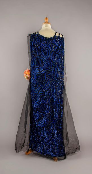 Robe du soir, haute couture, vers 1920-1925,...