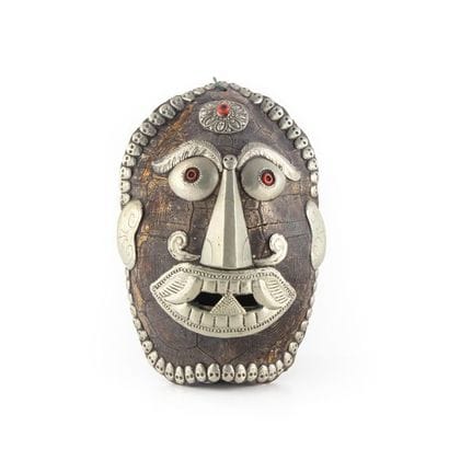 TIBET, NEPAL. 
Masque de Mahakala façonné...