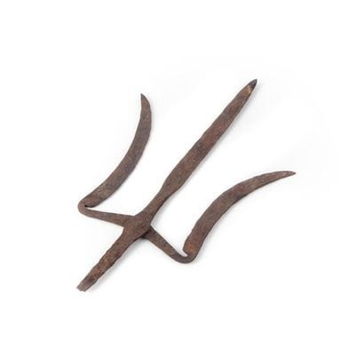 NEPAL. 
Trident rituel de chamane dit « Trisul »...