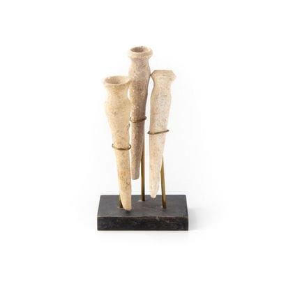 CARTHAGE.
Lot de trois balsamaires en terre...