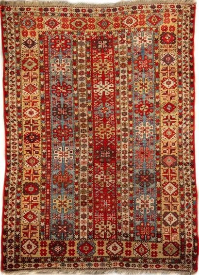 Très ancien tapis d'Asie Mineure Mélas XVIIIème
Champ...