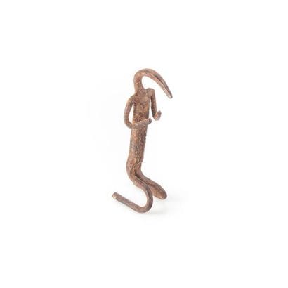 DOGON, MALI.
Statuette en fer noir.
H. :...