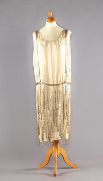 Robe du soir, haute couture, vers 1925, robe...