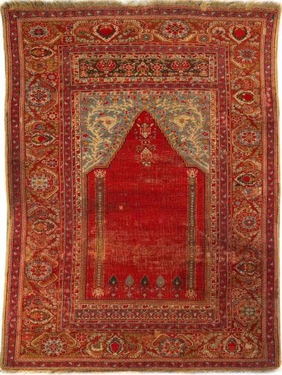 Très ancien tapis Turc de prière Ghiordès
...