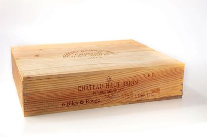 6 B CHATEAU HAUT-BRION (Caisse Bois) 1er...
