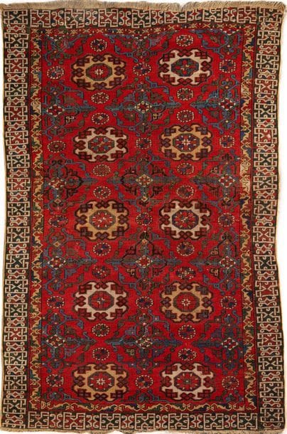 Très ancien tapis du Caucase dit d'Holbein,...
