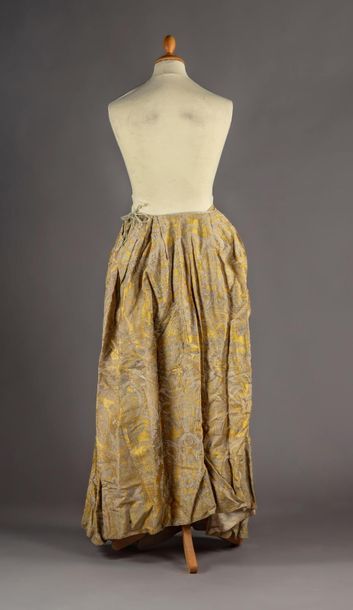 Jupon d'une robe à la française, époque Louis...