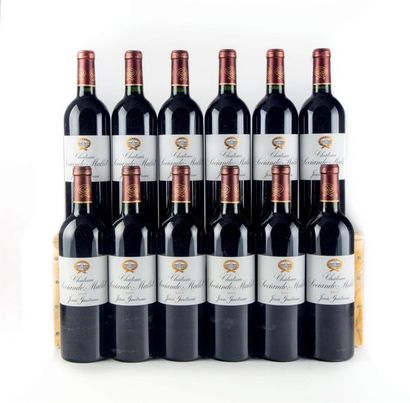 12 B SOCIANDO MALLET (Caisse Bois) Haut Médoc...
