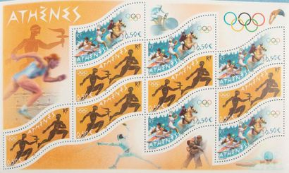 Fort lot de timbres neufs de 2000 à 2007
(pochette...