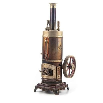 Machine à vapeur verticale BING ? Avec niveau...