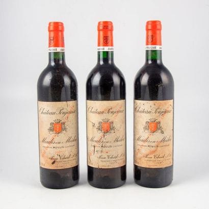 3 BOUTEILLES CHATEAU POUJEAUX 1997