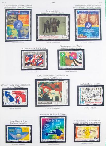 Collection de timbres neufs en 1 album de...