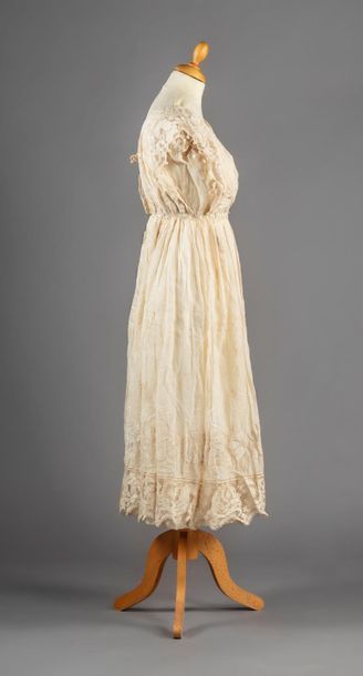 Robe d'après-midi, vers 1915-1920, travail...