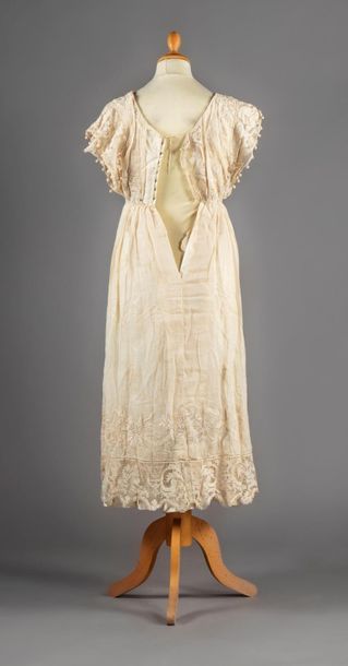 Robe d'après-midi, vers 1915-1920, travail...