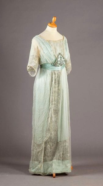 Robe du soir, vers 1910-1913, robe taille...