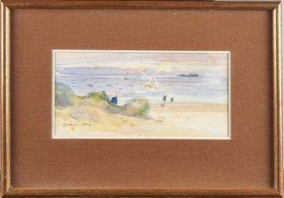 SEBIRE
Gaston SEBIRE (1920-2001)

Seashore

Watercolor...