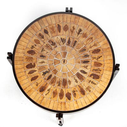 Roger CAPRON (1922-2006) 

Table basse, plateau...