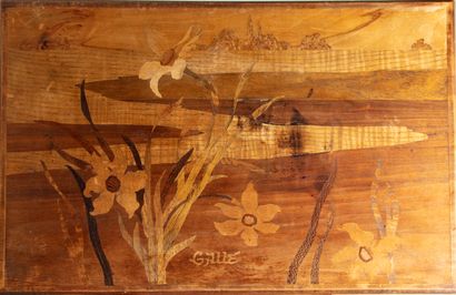 Emile GALLE (1846 - 1904)

Suite de quatre...