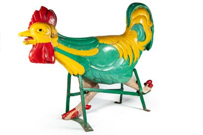ANONYMOUS

hen in carved wood polychrome...