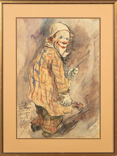 Fred PAILHES (1902-1991)

The Clown 

Watercolor,...