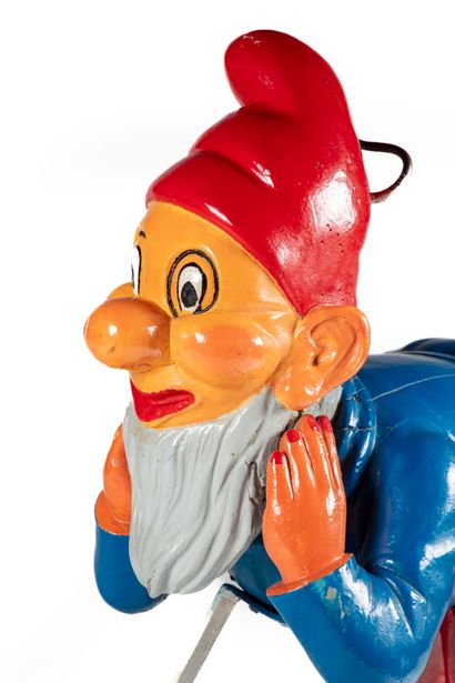 ANONYMOUS 

Dwarf in polychrome wood forming...