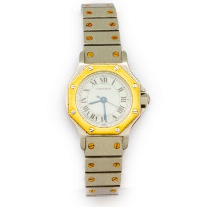 CARTIER
Montre de Dame modèle SANTOS en acier...