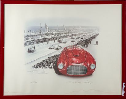 Francois BRUERE (XXth century)
Ferrari
Lithograph...