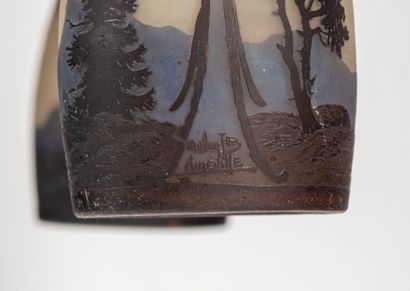 MULLER FRERES LUNEVILLE, Vosges landscape
Multi-layered...