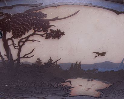 MULLER FRERES LUNEVILLE, Vosges landscape
Multi-layered...