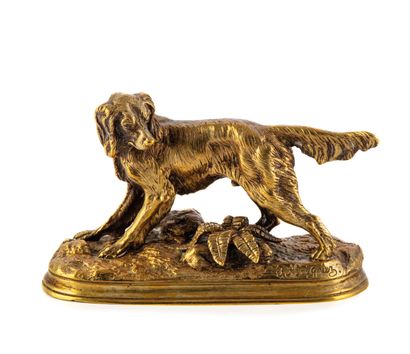 Jules MOIGNIEZ (1835 - 1894)
Dog at a standstill...