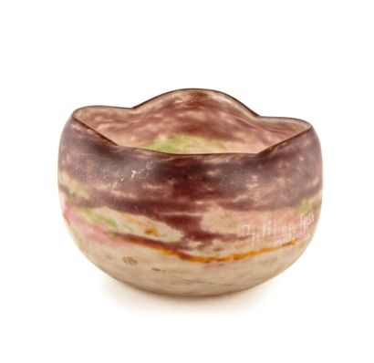 MULLER Frères - Lunéville
Circular bowl with...