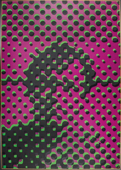 Alain JACQUET (1939-2008)
Portrait of a man...