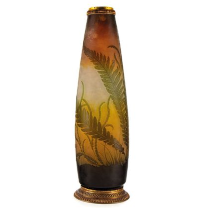 Emile GALLE (1846-1904)
Large shell-shaped...