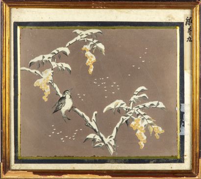JAPON
Ensemble de 4 peintures sur soie
35...