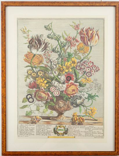 D'après Robert FURBER (1674-1756), gravé...