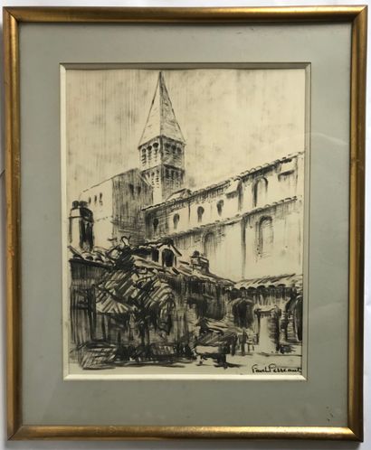 Paul PERREAUT (1908-1979)
Le clocher
Rue...