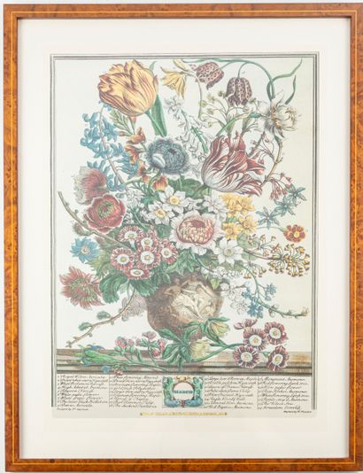 D'après Robert FURBER (1674-1756), gravé...