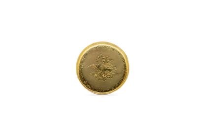 Cuvette de montre en or jaune 18K (750/1000)...