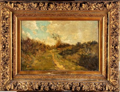 Géo BERNIER (1862-1918) 
Chemin de campagne...