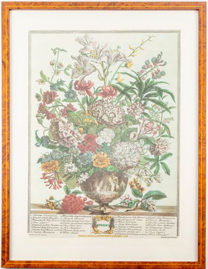 D'après Robert FURBER (1674-1756), gravé...